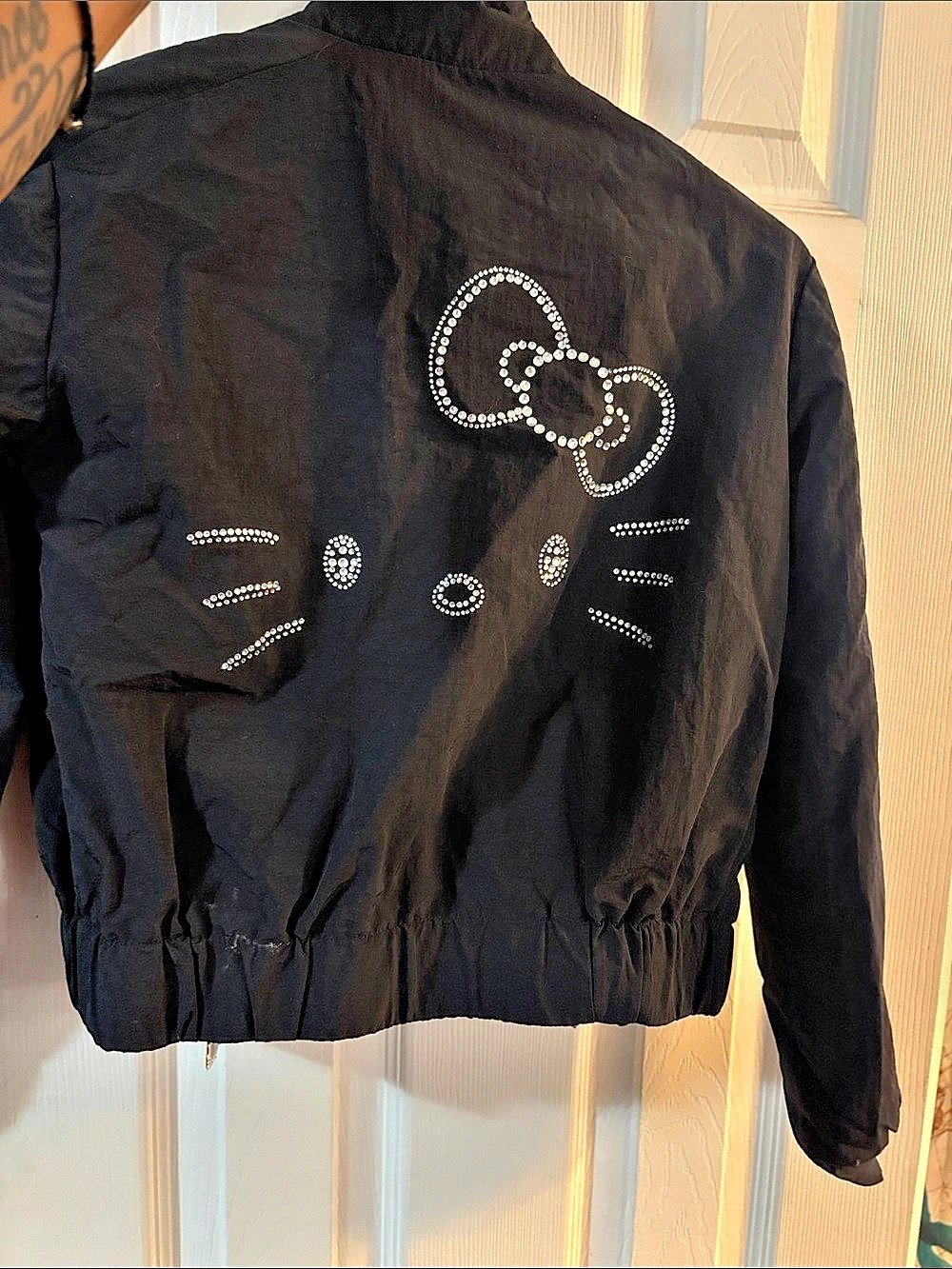 Hello Kitty 50th Anniversary Forever 21 Hello Kitty bomber jacket Rhinestone